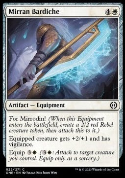 Mirran Bardiche - Phyrexia: All Will Be One (Common) [ONE-22]