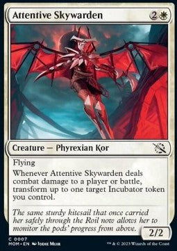 Attentive Skywarden - March of the Machine (Common) [MOM-7]