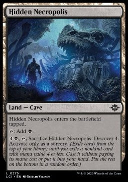 Hidden Necropolis - The Lost Caverns of Ixalan (Land) [LCI-275]