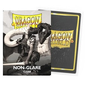 100 Dragon Shield Sleeves - Matte Clear (Non-Glare) (Version 2)