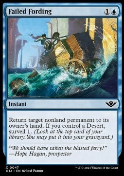 Failed Fording - Outlaws of Thunder Junction (Common) [OTJ-47]