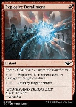 Explosive Derailment - Outlaws of Thunder Junction (Common) [OTJ-122]
