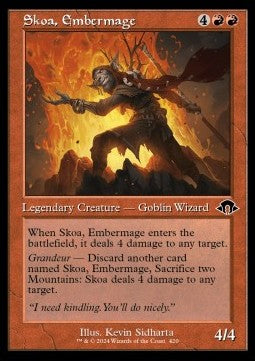 Skoa, Embermage