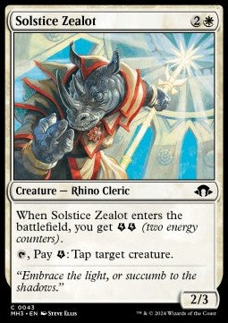 Solstice Zealot - Modern Horizons 3 (Common) [MH3-43]