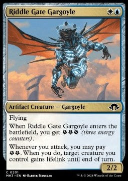 Riddle Gate Gargoyle - Modern Horizons 3 (Common) [MH3-201]
