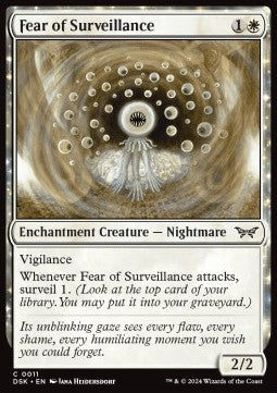 Fear of Surveillance⁣ - Duskmourn: House of Horror⁣ (Common)⁣ [11]