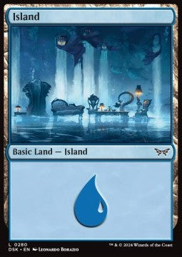 Island (V.2)⁣ - Duskmourn: House of Horror⁣ (Land)⁣ [280]