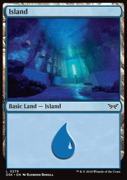 Island (V.1)⁣ - Duskmourn: House of Horror⁣ (Land)⁣ [279]