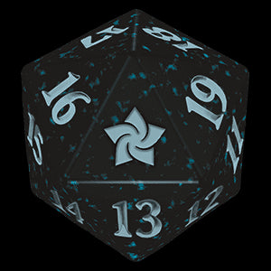 Magic: The Gathering Foundations: D20 Die (Blue)⁣ - Magic: The Gathering Foundations