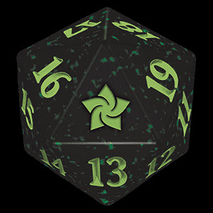 Magic: The Gathering Foundations: D20 Die (Green)⁣ - Magic: The Gathering Foundations