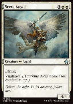 Serra Angel⁣ - Magic: The Gathering Foundations⁣ (Uncommon)⁣ [147]