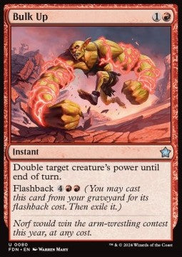 Bulk Up⁣ - Magic: The Gathering Foundations⁣ (Uncommon)⁣ [80]