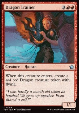 Dragon Trainer⁣ - Magic: The Gathering Foundations⁣ (Uncommon)⁣ [84]