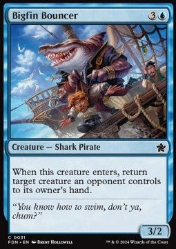 Bigfin Bouncer⁣ - Magic: The Gathering Foundations⁣ (Common)⁣ [31]