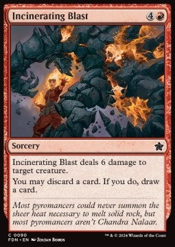 Incinerating Blast⁣ - Magic: The Gathering Foundations⁣ (Common)⁣ [90]