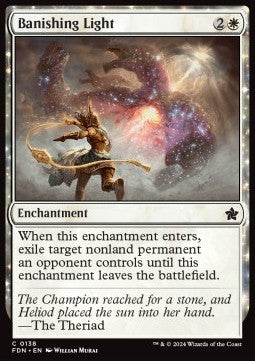 Banishing Light⁣ - Magic: The Gathering Foundations⁣ (Common)⁣ [138]