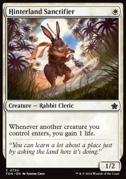 Hinterland Sanctifier⁣ - Magic: The Gathering Foundations: Starter Collection⁣ (Common)⁣ [730]