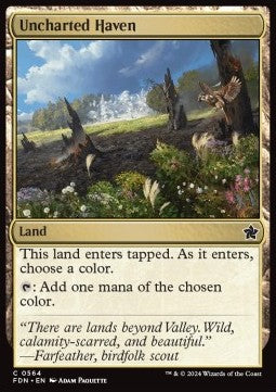 Uncharted Haven - Magic: The Gathering Foundations: Beginner Box (Common) [BFDN-564]