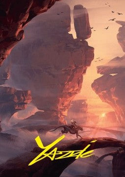 Art Series: Mountain (V.2)⁣ - Magic: The Gathering Foundations: Extras⁣ (Tip Card)⁣ [A24]