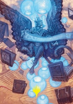 Art Series: Sphinx of Forgotten Lore (V.2)⁣ - Magic: The Gathering Foundations: Extras⁣ (Tip Card)⁣ [A33]