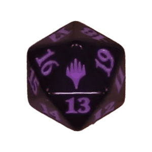 Magic: The Gathering Foundations: Beginner Box D20 Die (Purple)⁣ - Magic: The Gathering Foundations
