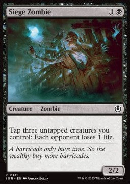 Siege Zombie - Innistrad Remastered (Common) [INR-131]