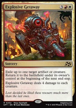 Explosive Getaway⁣ - Aetherdrift⁣ (Rare)⁣ [202]