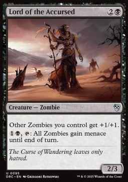 Lord of the Accursed - Commander: Aetherdrift (Uncommon) [DRC-95]