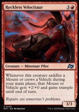 Reckless Velocitaur⁣ - Aetherdrift⁣ (Uncommon)⁣ [144]
