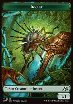 Insect Token (G 1/1) // Elephant Token (G 3/3)⁣ - Aetherdrift: Tokens⁣ (Token)⁣ [T 7/6]