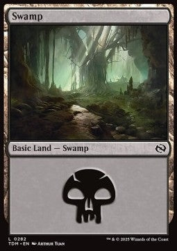 Swamp (V.3) - Tarkir: Dragonstorm (Land) [TDM-282]
