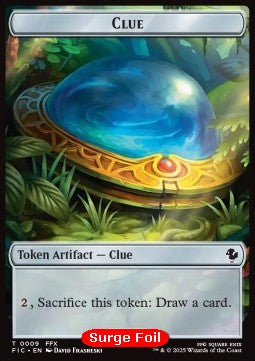 Clue Token // Treasure Token (V.2) - Magic: The Gathering - FINAL FANTASY: Tokens (Token) [TFIN-CT 9/36]