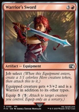 Warrior's Sword - Magic: The Gathering - FINAL FANTASY (Common) [FIN-169]