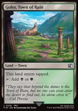 Gohn, Town of Ruin - Magic: The Gathering - FINAL FANTASY (Land) [FIN-278]