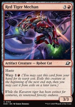 Red Tiger Mechan - Edge of Eternities (Common) [EOE-154]