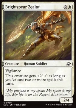 Brightspear Zealot - Edge of Eternities (Common) [EOE-8]