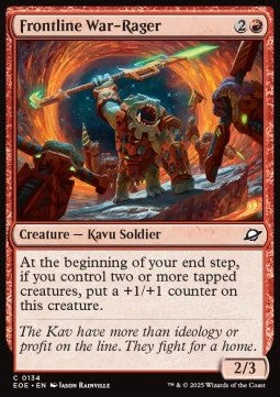 Frontline War-Rager - Edge of Eternities (Common) [EOE-134]