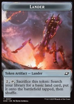 Lander Token // Robot Token (A 2/2) (V.4) - Edge of Eternities: Tokens (Token) [TEOE-T 7/10]