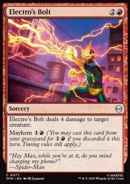 Electro's Bolt - Magic: The Gathering | Marvel's Spider-Man (Common) [SPM-77]