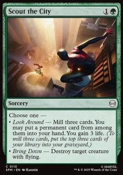 Scout the City - Magic: The Gathering | Marvel's Spider-Man (Common) [SPM-113]