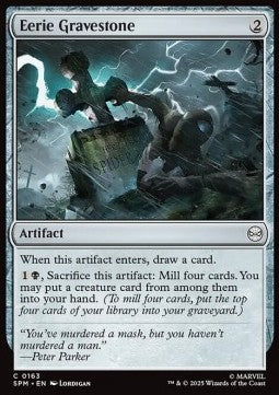 Eerie Gravestone - Marvel's Spider-Man (Common) [SPM-163]