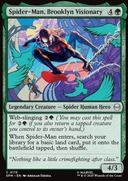 Spider-Man, Brooklyn Visionary - Magic: The Gathering | Marvel's Spider-Man (Common) [SPM-115]