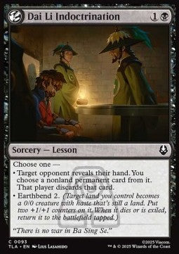 Dai Li Indoctrination - Magic: The Gathering | Avatar: The Last Airbender (Common) [TLA-93]