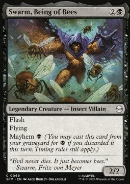 Swarm, Being of Bees - Magic: The Gathering | Marvel's Spider-Man (Common) [SPM-69]