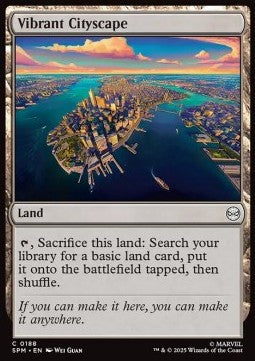 Vibrant Cityscape - Magic: The Gathering | Marvel's Spider-Man (Common) [SPM-188]