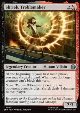 Shriek, Treblemaker - Magic: The Gathering | Marvel's Spider-Man (Uncommon) [SPM-144]
