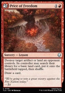 Price of Freedom - Magic: The Gathering | Avatar: The Last Airbender (Uncommon) [TLA-149]