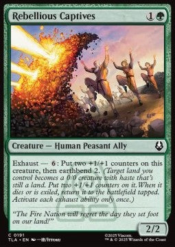 Rebellious Captives - Magic: The Gathering | Avatar: The Last Airbender (Common) [TLA-191]