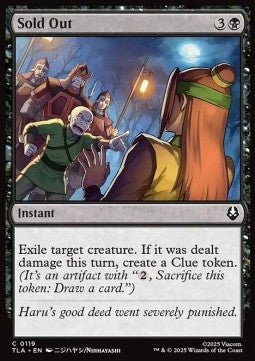 Sold Out - Magic: The Gathering | Avatar: The Last Airbender (Common) [TLA-119]