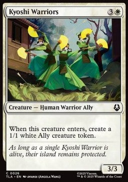 Kyoshi Warriors - Magic: The Gathering | Avatar: The Last Airbender (Common) [TLA-26]